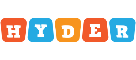 Hyder comics logo