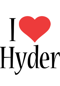 Hyder i-love logo