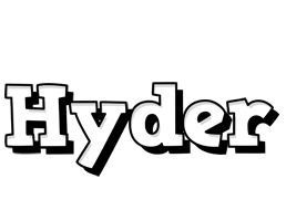 Hyder snowing logo