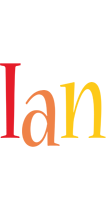 Ian birthday logo