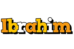 Ibrahim cartoon logo