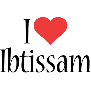 Ibtissam i-love logo
