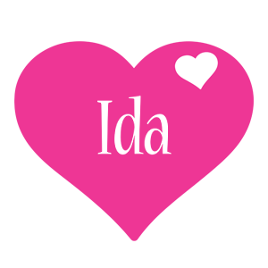 Ida love-heart logo