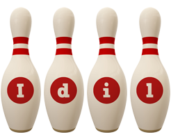 Idil bowling-pin logo