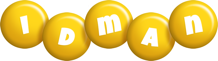 Idman candy-yellow logo