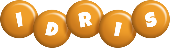 Idris candy-orange logo
