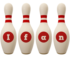 Ifan bowling-pin logo
