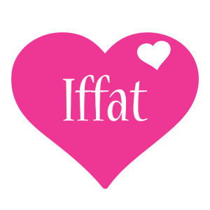 Iffat love-heart logo