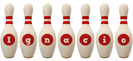 Ignacio bowling-pin logo