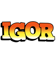 Igor sunset logo