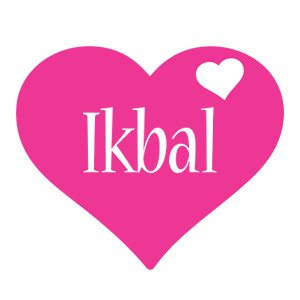 Ikbal love-heart logo