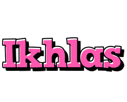 Ikhlas girlish logo