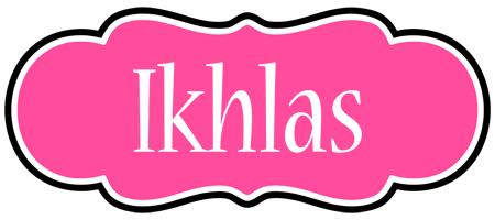 Ikhlas invitation logo
