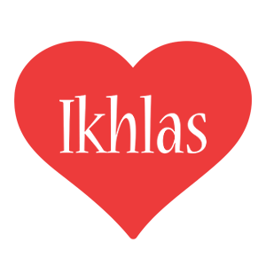 Ikhlas love logo