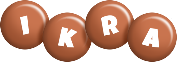 Ikra candy-brown logo