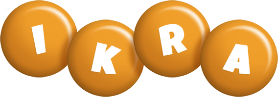 Ikra candy-orange logo