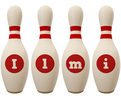 Ilmi bowling-pin logo
