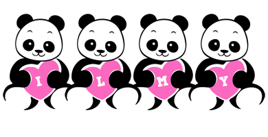Ilmy love-panda logo