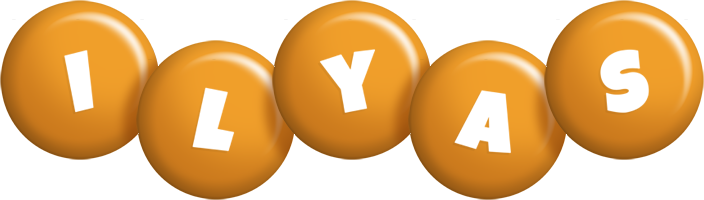 Ilyas candy-orange logo
