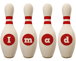 Imad bowling-pin logo