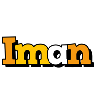 Iman cartoon logo