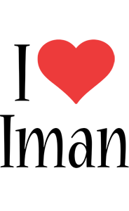 Iman i-love logo