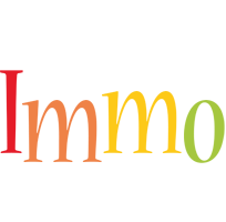 Immo birthday logo