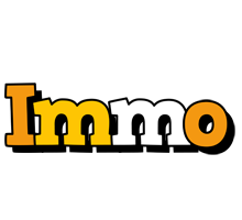 Immo cartoon logo