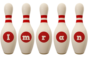 Imran bowling-pin logo