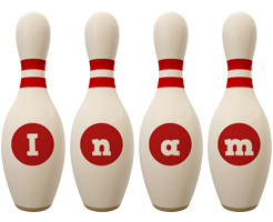 Inam bowling-pin logo