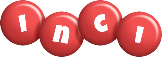 Inci candy-red logo