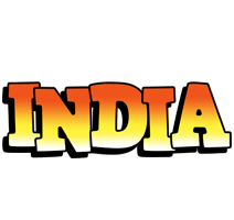India sunset logo