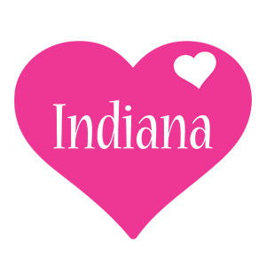 Indiana love-heart logo