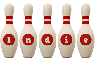 Indie bowling-pin logo