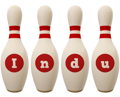 Indu bowling-pin logo