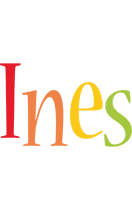 Ines birthday logo