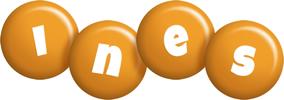 Ines candy-orange logo
