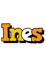 Ines cartoon logo