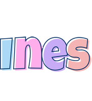 Ines pastel logo