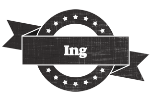 Ing grunge logo