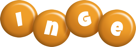 Inge candy-orange logo