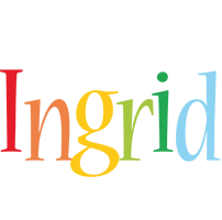 Ingrid birthday logo