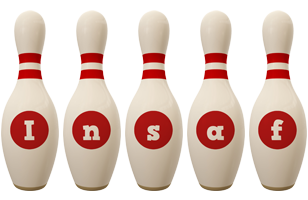 Insaf bowling-pin logo