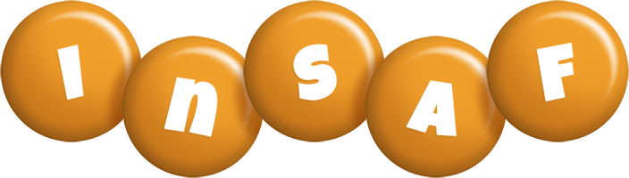 Insaf candy-orange logo