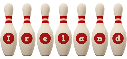 Ireland bowling-pin logo