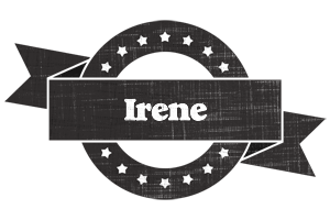 Irene grunge logo