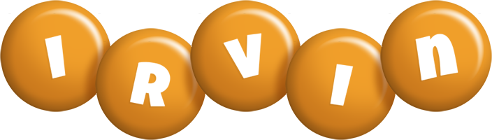 Irvin candy-orange logo