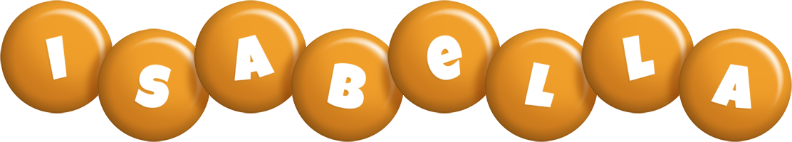 Isabella candy-orange logo