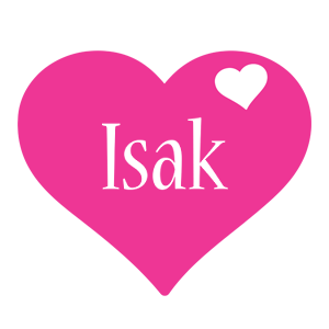 Isak love-heart logo