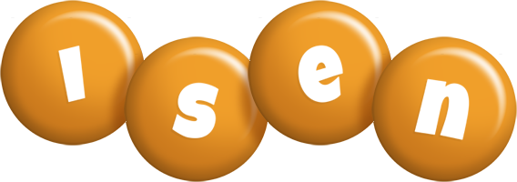 Isen candy-orange logo